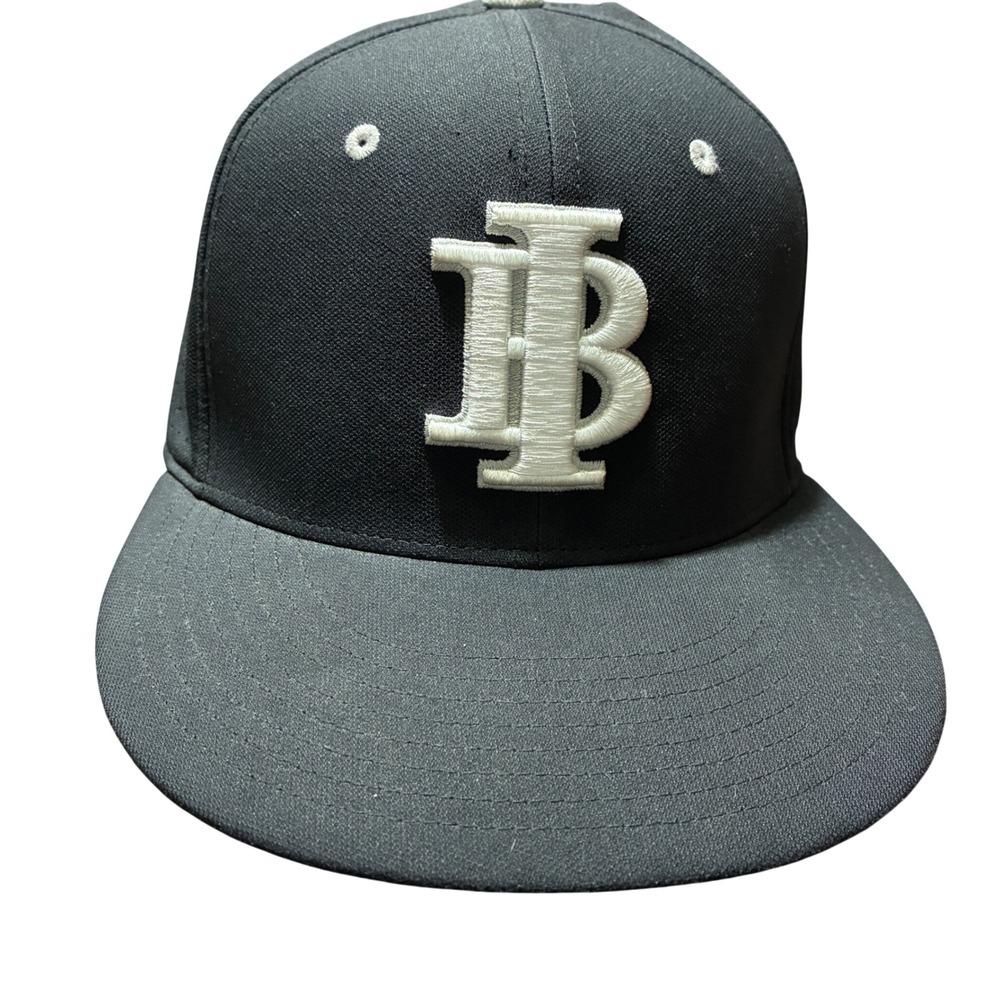 Indiana Bulls Baseball Fitted Black White Hat Cap Mens By Nike True S/M Classic